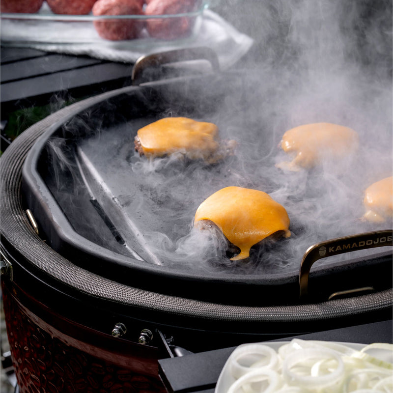 Laad afbeelding in galerij, Kamado Joe Karbon Steel Griddle Bakplaat Classic Joe