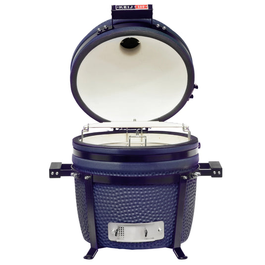 Keij Kamado Legend Compact 15" - Mat Blauw Keramiek BBQ