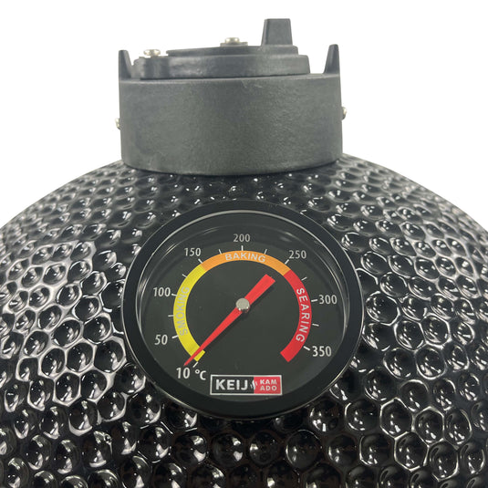 Keij Kamado Pro Compact 15 inch Zwart – Duurzame Keramische BBQ