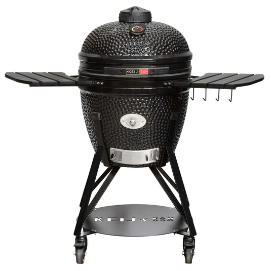 Keij Kamado Pro Large 21 inch Zwart | Compleet Starterspakket