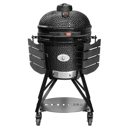 Keij Kamado Pro Large 21 inch Zwart | Compleet Starterspakket