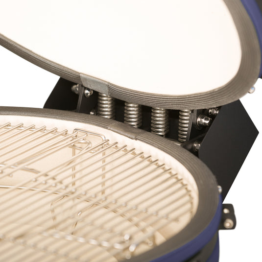 Keij Kamado Legend XL 23" Mat Blauw + Starter Pack - Levenslange Garantie