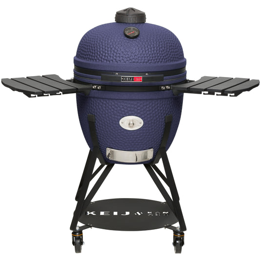 Keij Kamado Legend XL 23" Mat Blauw + Starter Pack - Levenslange Garantie