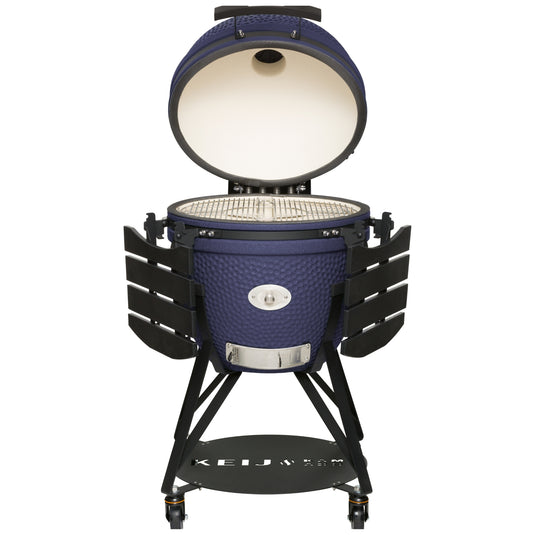 Keij Kamado Legend XL 23" Mat Blauw + Starter Pack - Levenslange Garantie