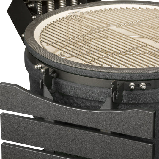 Keij Kamado Legend XL 23" Mat Zwart + Starter Pack - Levenslange Garantie