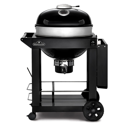 Napoleon Pro Kettle Houtskoolbarbecue 57cm Zwart Gietijzer Houtskool BBQ