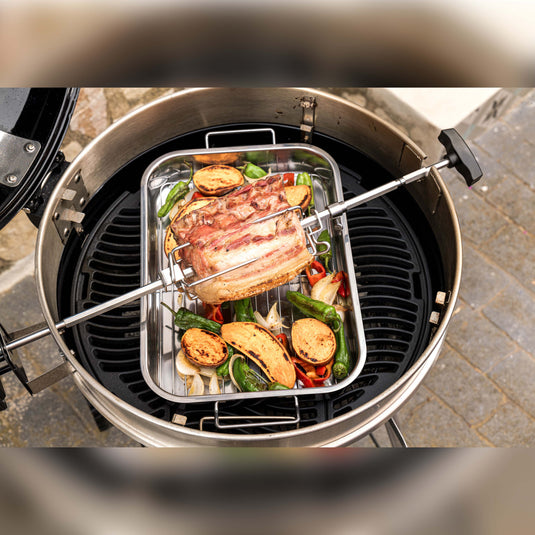 Napoleon Rotisserie Spit RVS Voor 47/57cm Kettle