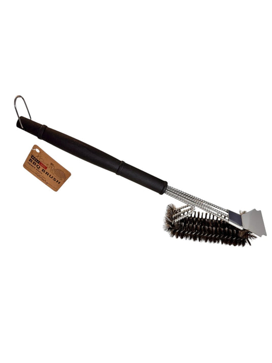 RVS BBQ Roosterborstel met Schraper - Heavy Duty