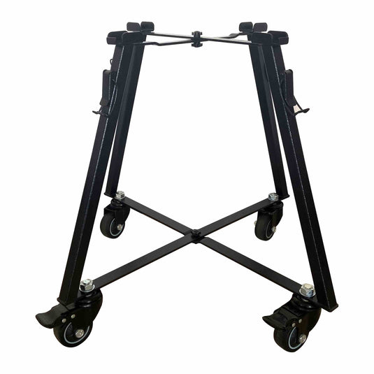 Onderstel voor 15 inch Kamado - Zwart Staal, Verrijdbaar & 94cm Werkhoogte