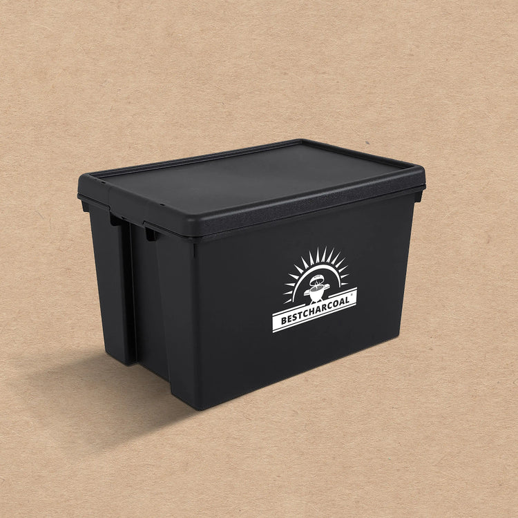BestCharcoal houtskool bewaarbox 62 liter, waterdicht