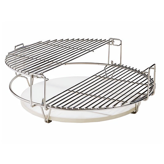 Divide and Conquer Medium - indirect grillen setup op 2 niveau's