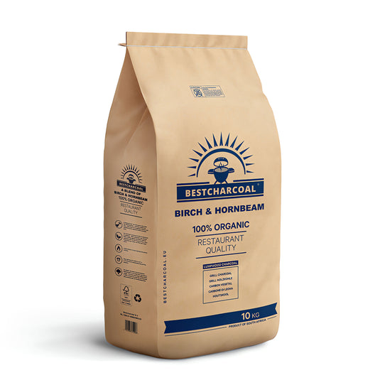 Bestcharcoal Houtskool Birch Hornbeam 10KG