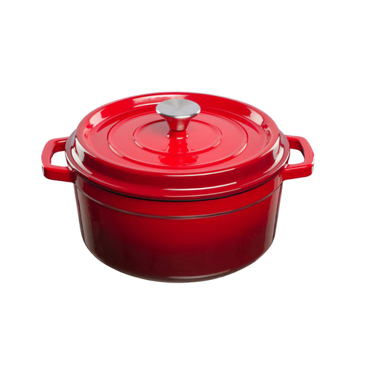 GrandFeu gietijzeren braadpan 4.7liter Rood 1