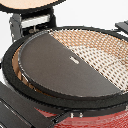 Kamado Joe Half Moon Gietijzeren Grillplaat Reversible Classic Joe