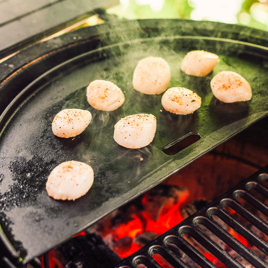 Kamado Joe Half Moon Gietijzeren Grillplaat Reversible Classic Joe