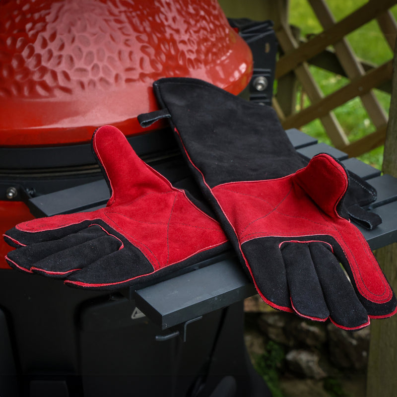 Laad afbeelding in galerij, Kamado Joe Lederen Handschoenen

