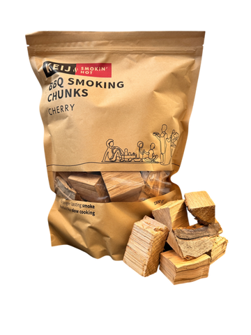 Keij Smokin' Hot Kersen Rookhout Chunks 1,5 kg