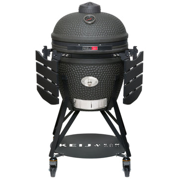 Keij Kamado Legend Large 21 inch Mat Zwart - Compleet Starterspakket