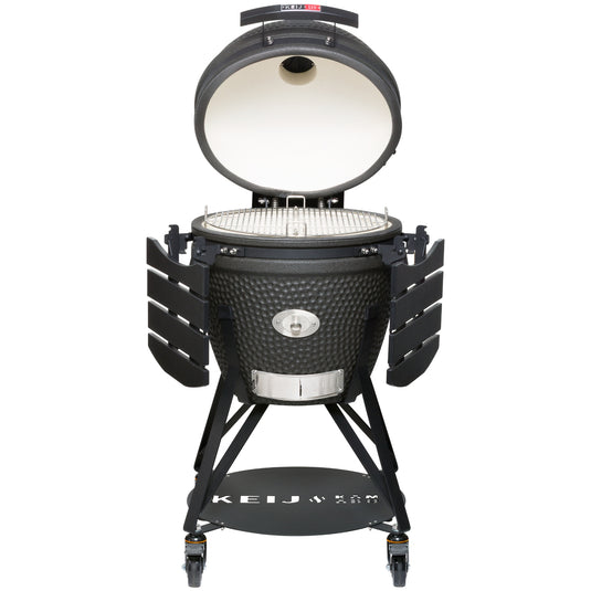 Keij Kamado Legend Large 21 inch Mat Zwart - Compleet Starterspakket