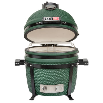 Keij Kamado Legend Compact 15 inch Mat Groen