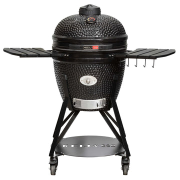 Keij Kamado Pro Large 21 inch Zwart - Compleet Starterspakket
