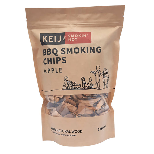 Keij Smokin Hot Rookhout Chips Apple 1700ml