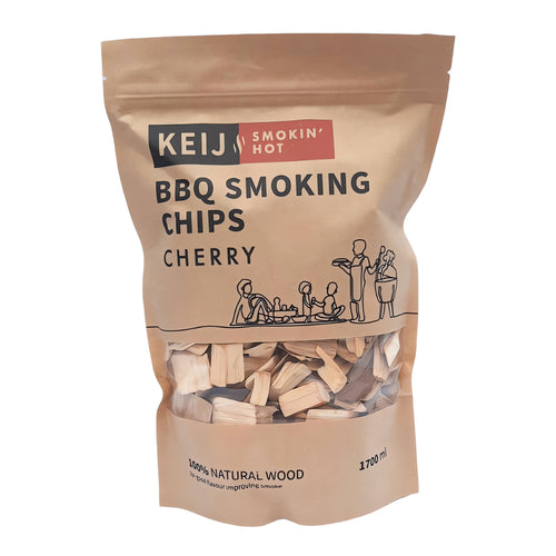 Keij Smokin Hot Rookhout Chips Cherry 1700ml