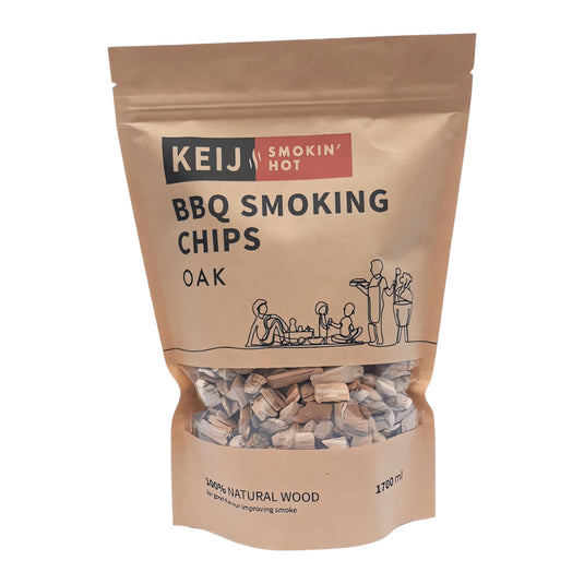 Keij Smokin Hot Rookhout Chips Oak 1700ml