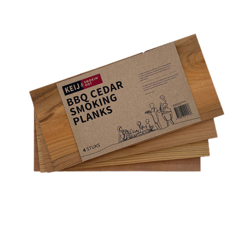 Keij Smokin Hot Rookhout Planken Red Ceder 4 stuks 1