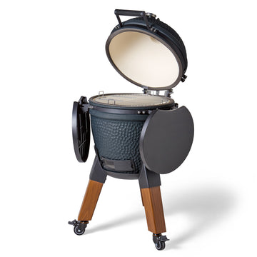 Moddern Kamado Royal Blue 48 cm Special Wood Look