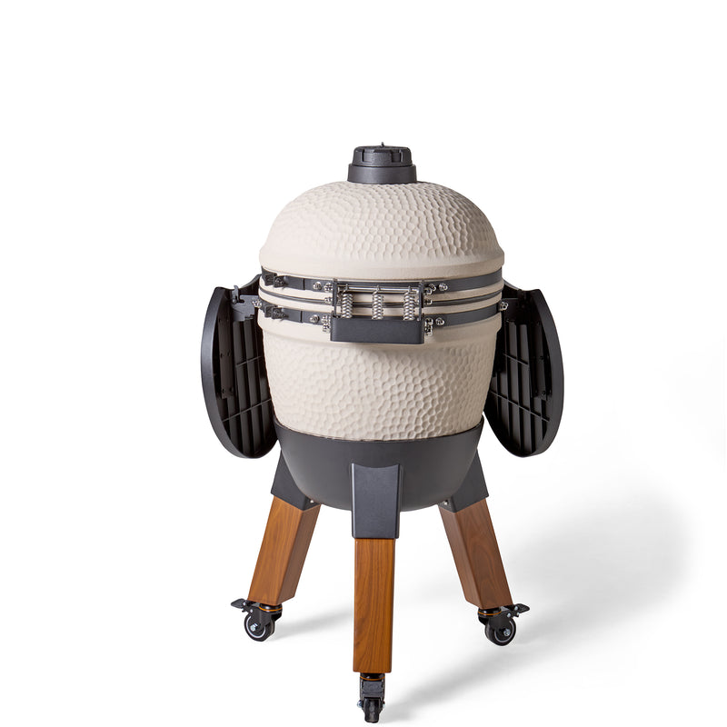 Laad afbeelding in galerij, Moddern Kamado Sandy Stone 48 cm Special Wood Look
