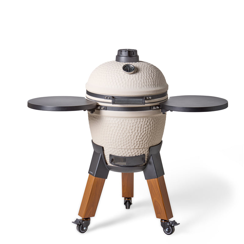 Laad afbeelding in galerij, Moddern Kamado Sandy Stone 48 cm Special Wood Look
