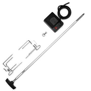 Napoleon Rotisserie Spit RVS Voor 47/57 cm Kettle - Met Motor
