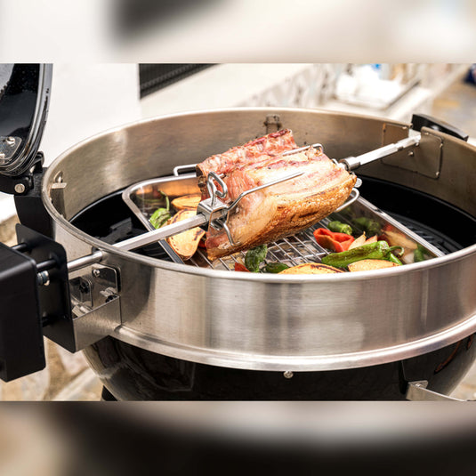 Napoleon Rotisserie Spit RVS Voor 47/57 cm Kettle - Met Motor