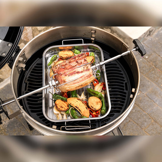 Napoleon Rotisserie Spit RVS Voor 47/57 cm Kettle - Met Motor