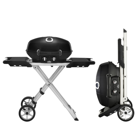 Napoleon TravelQ PRO285X Gasbarbecue met Inklapbare Wagen - Zwart