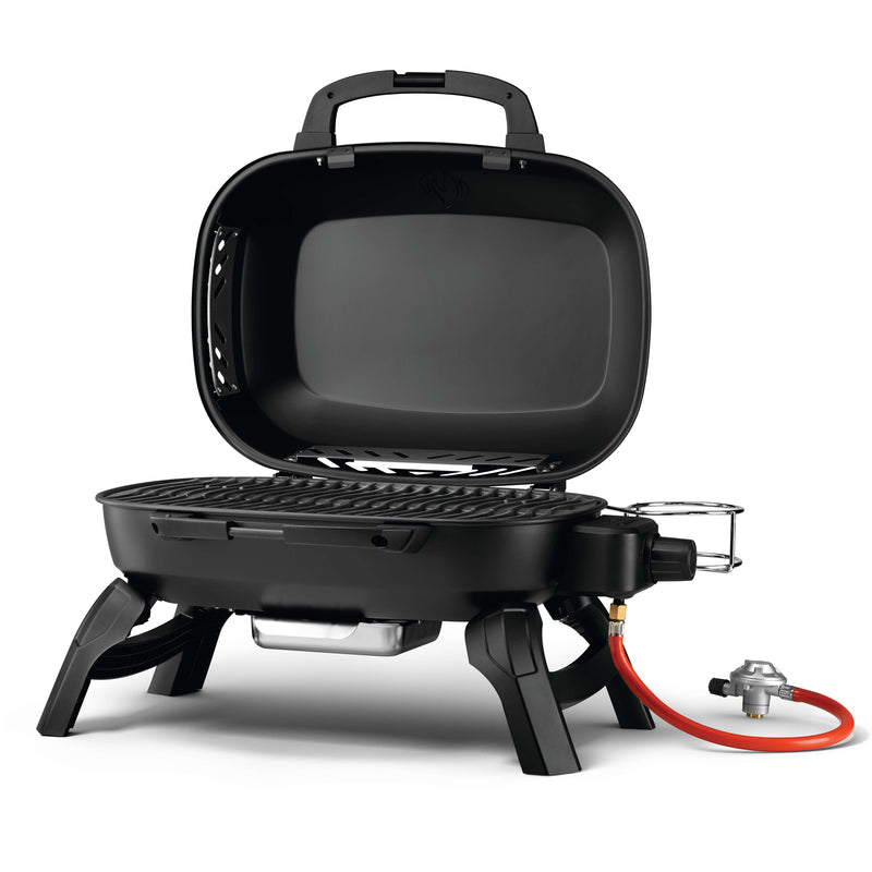 Laad afbeelding in galerij, Napoleon TravelQ 240 Draagbare Gasbarbecue - Zwart
