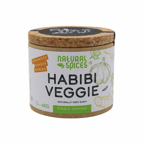 Product foto van een potje Natural Spices - Habibi Veggie