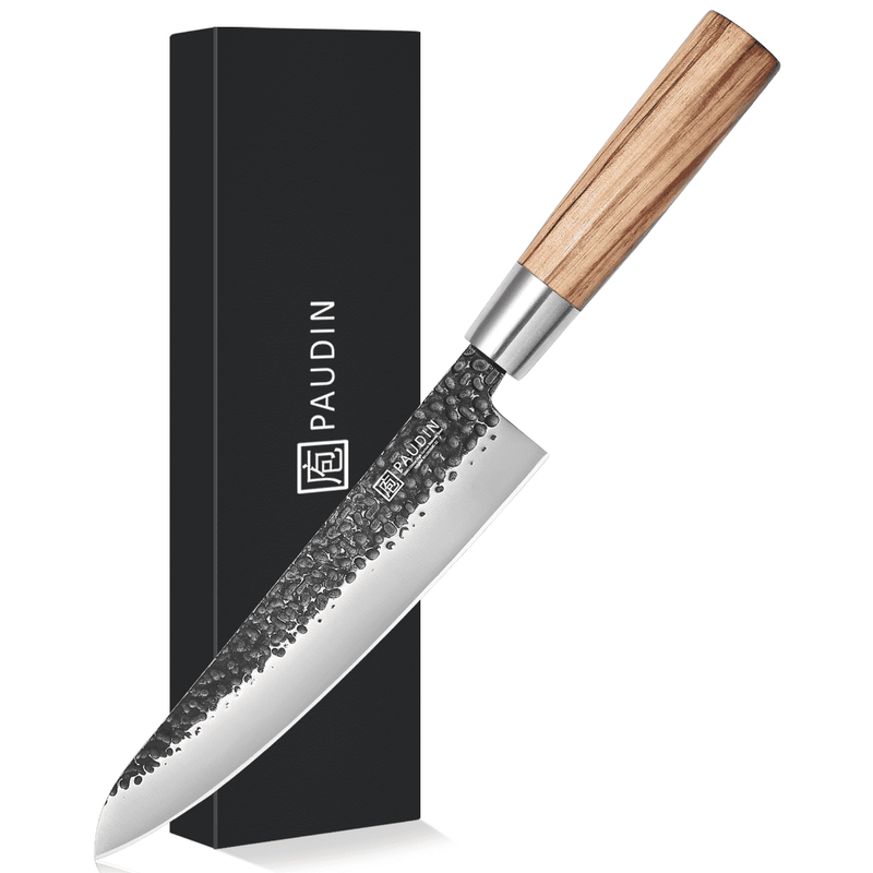 Laad afbeelding in galerij, Paudin HB4 Hammered Black Koksmes 20 cm
