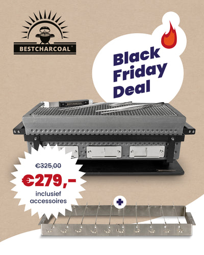 BestCharcoal Shichirin Large - Japanse Tafelgrill Houtskool 54cm