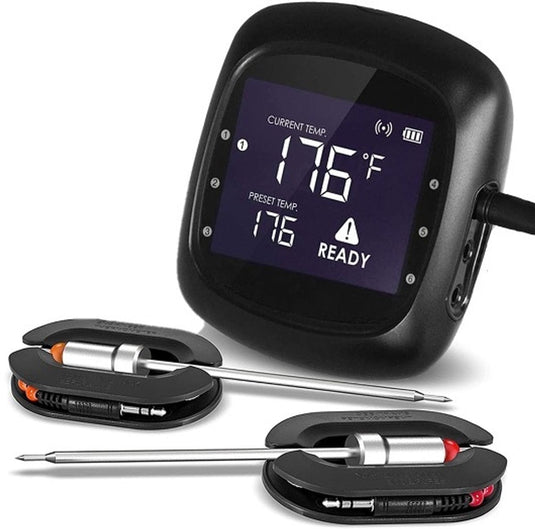 ToGrill Bluetooth BBQ Thermometer - 2 Probes - 6 Poorten