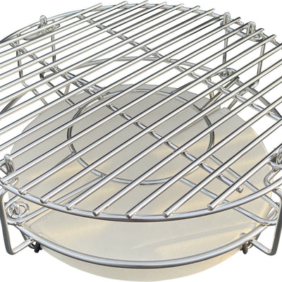 Keij Divide & Conquer Compact 15 inch Kamado Systeem