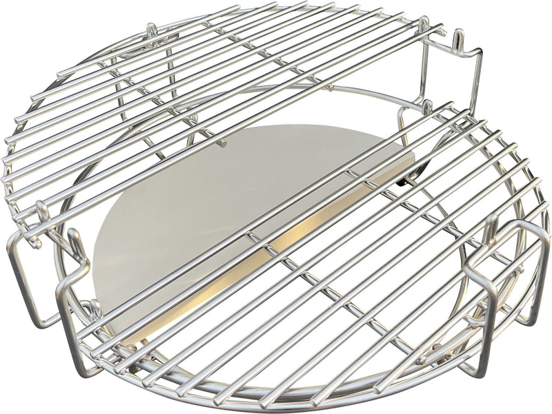 Laad afbeelding in galerij, Keij Divide &amp; Conquer Compact 15 inch Kamado Systeem afbeelding 2
