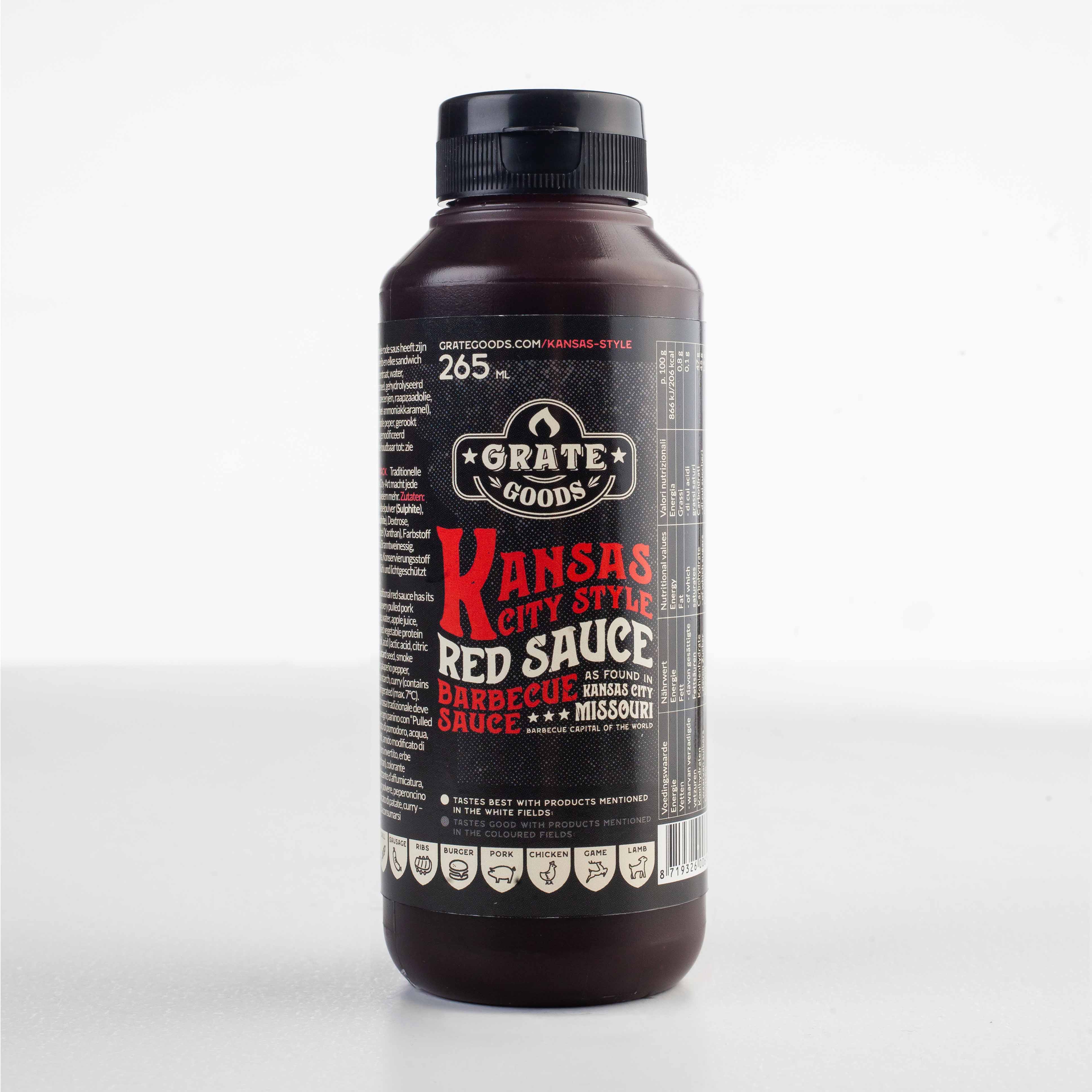 Grate Goods Kansas City Red BBQ Saus - 265 ml