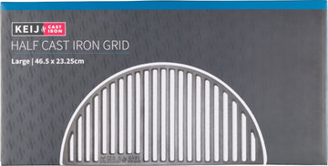 Verpakking Keij Cast Iron half cast iron grid Large 46,5 x 23,25 cm