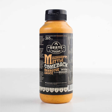 Grate Goods Mississippi Comeback Sauce - Pittige BBQ Saus - 265 ml