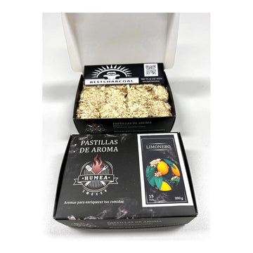 Pastillas de Aroma rooksmaak tabletten citroen (Limonero), doosje 200 g met 15 tabletten