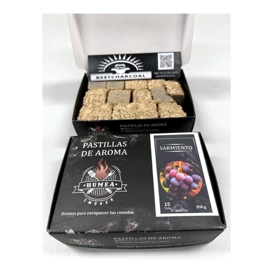 Pastillas de Aroma rooksmaak tabletten druif (Sarmiento), doosje 200 g met 15 tabletten