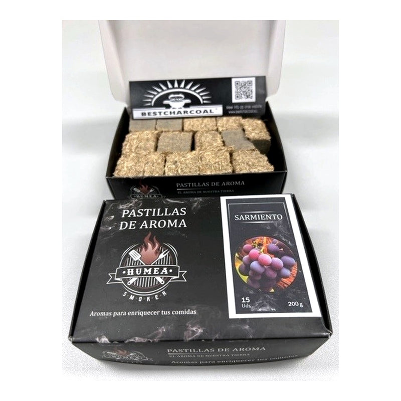 Laad afbeelding in galerij, Pastillas de Aroma rooksmaak tabletten druif (Sarmiento), doosje 200 g met 15 tabletten
