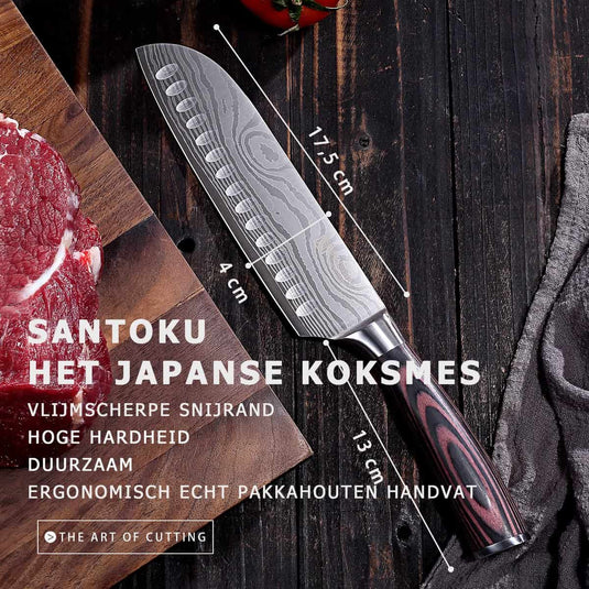 Paudin N5 Universeel Santoku Mes 17,5 cm